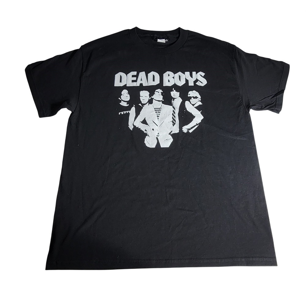 Dead Boys CBGB OMFUG Punk Rock Graphic T-Shirt Black Large